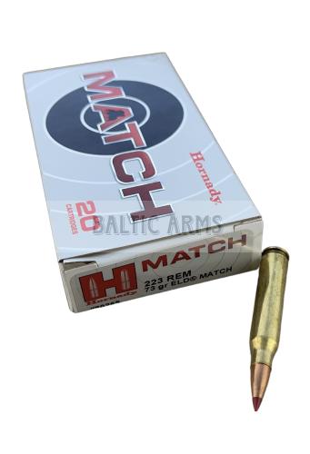 HORNADY .223 Remington 73 gr ELD MATCH